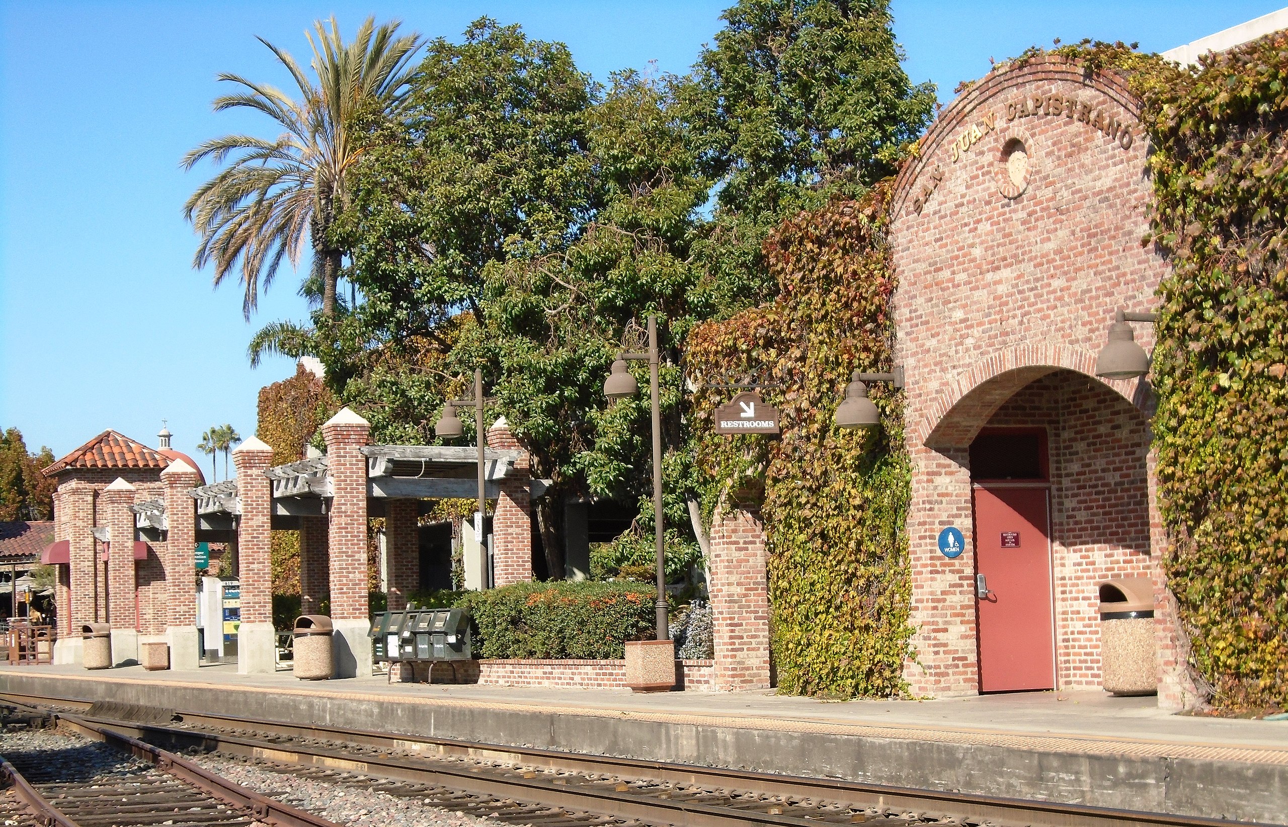 San Juan Capistrano Amtrak Station.