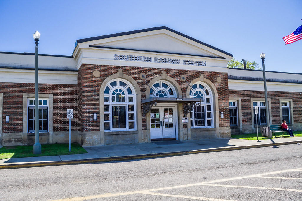 Anniston Amtrak Station.