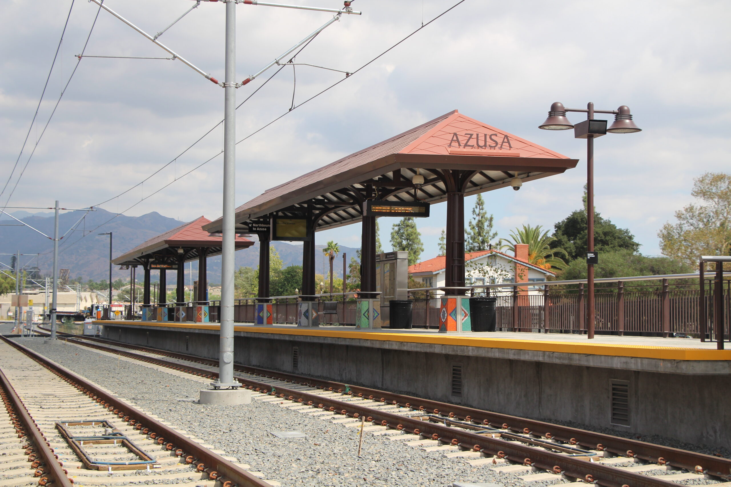 Azusa Amtrak Station.