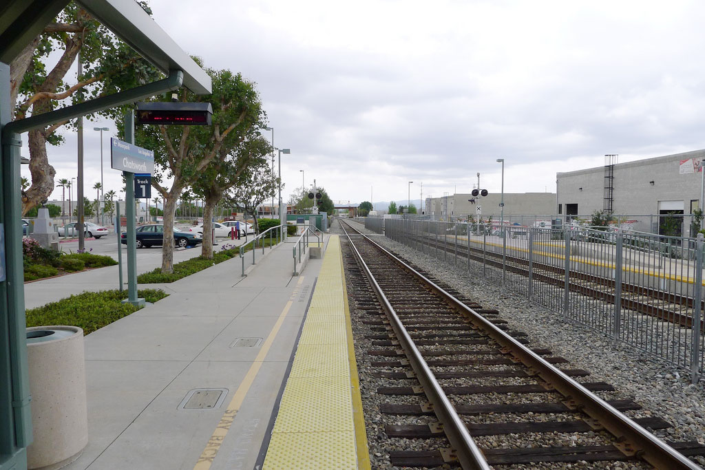 Chatsworth Amtrak Station.
