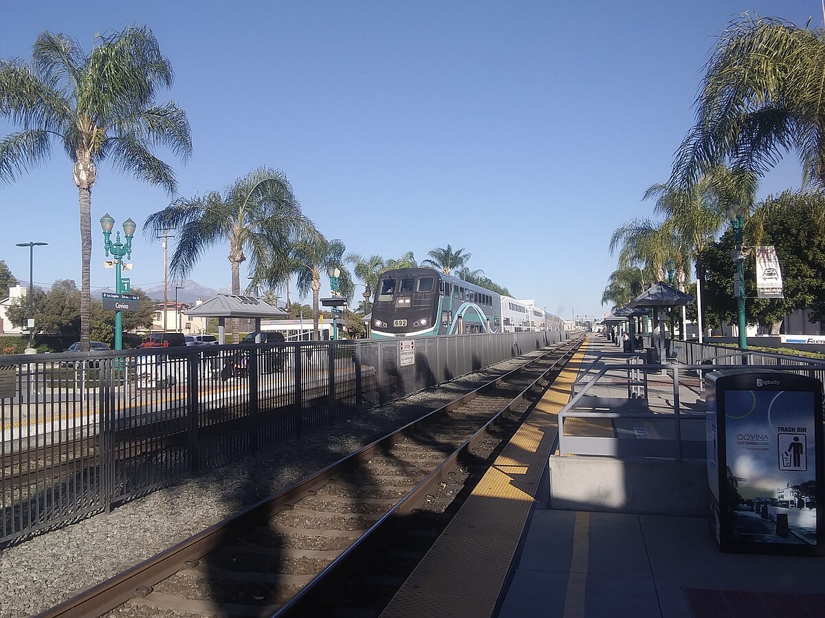 Covina Amtrak Station.