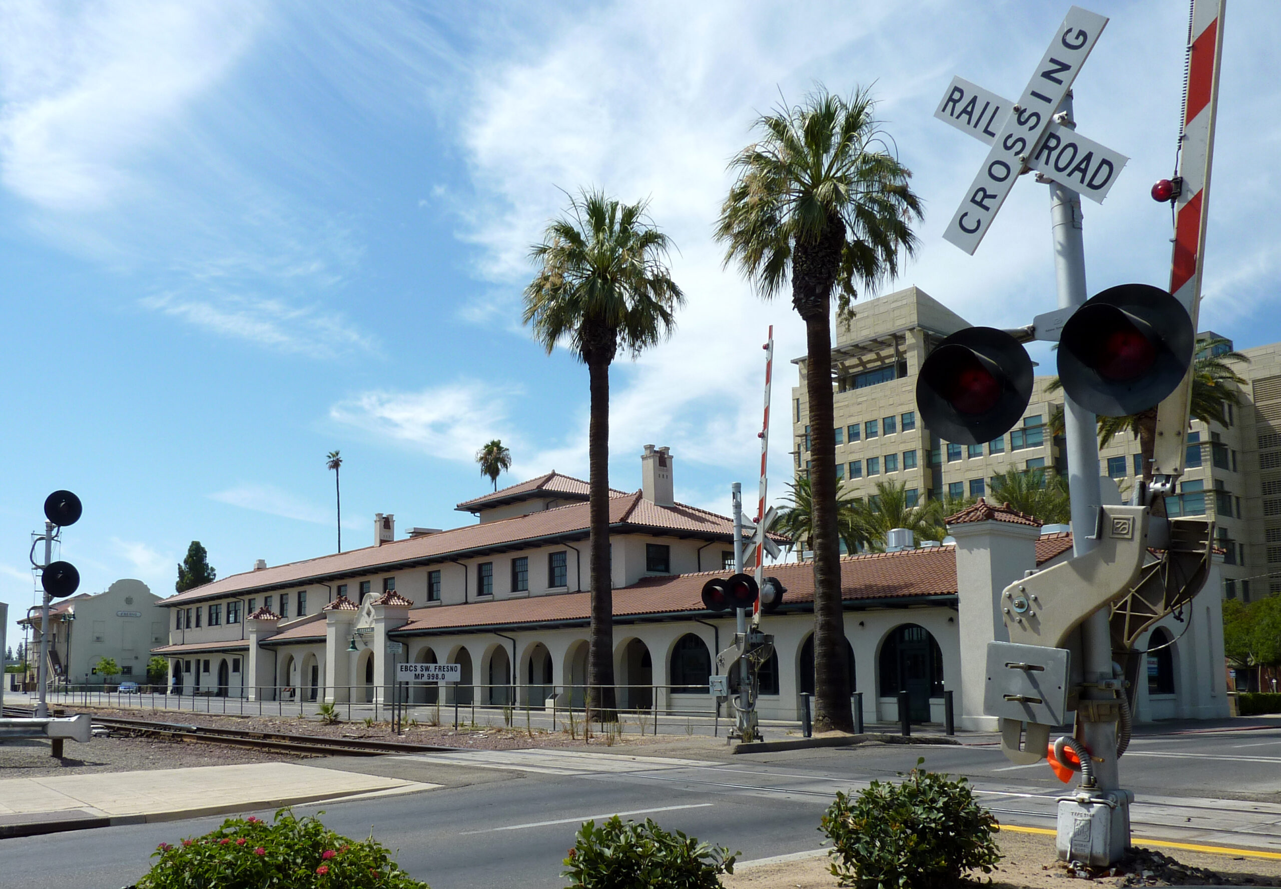 Fresno Amtrak Station.
