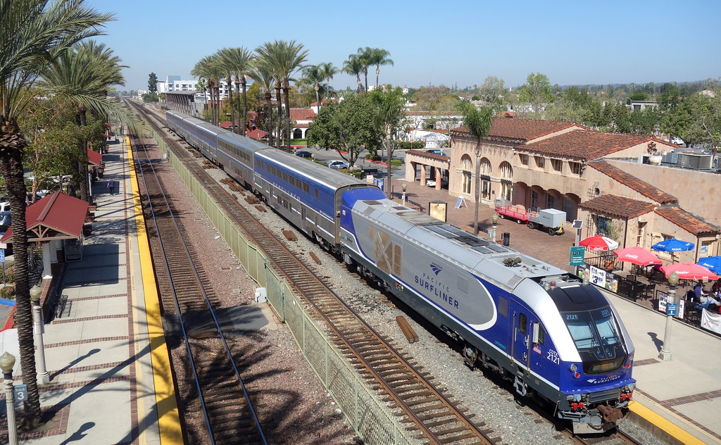 Fullerton Amtrak Station.