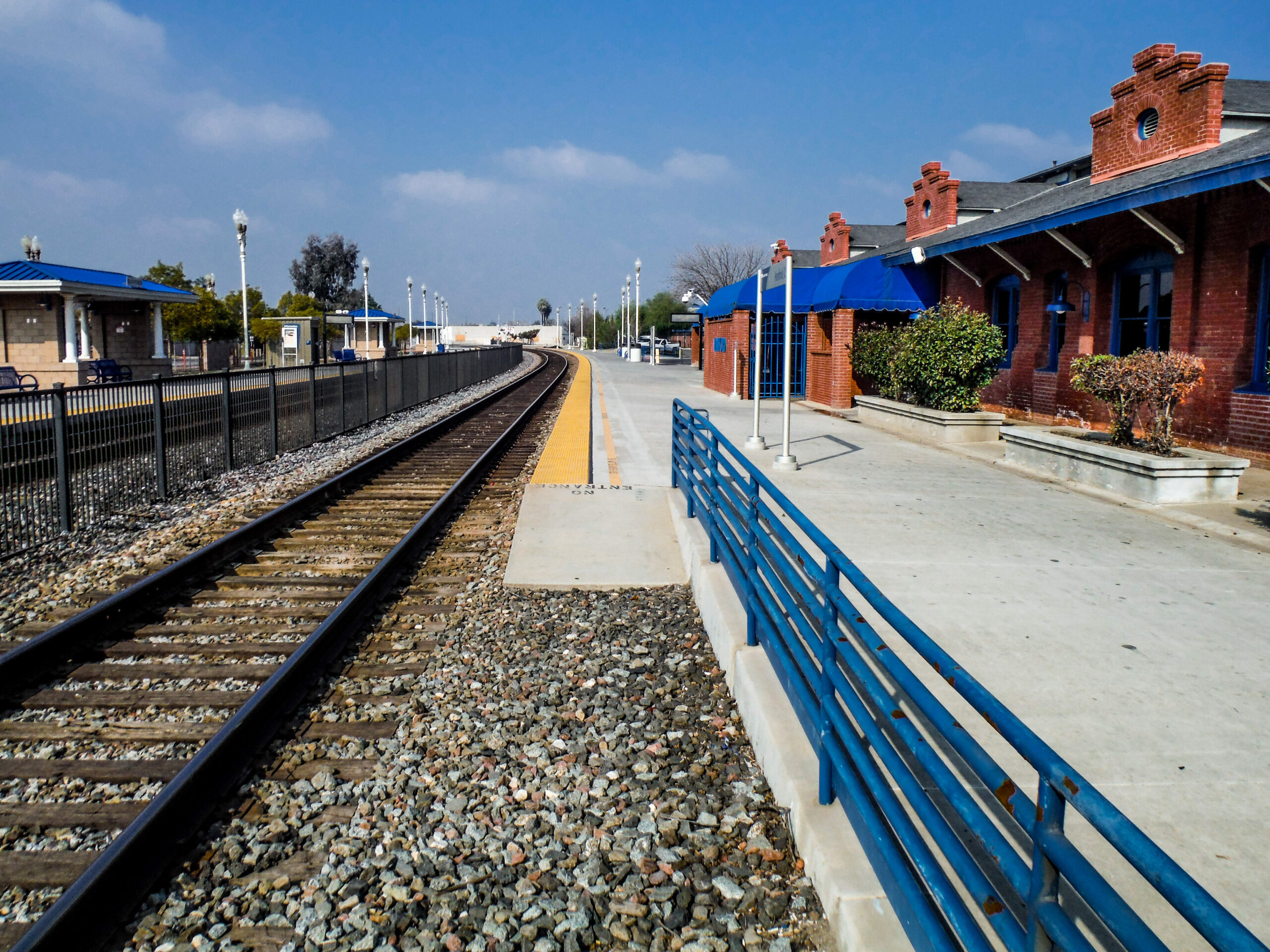 Hanford Amtrak Station.