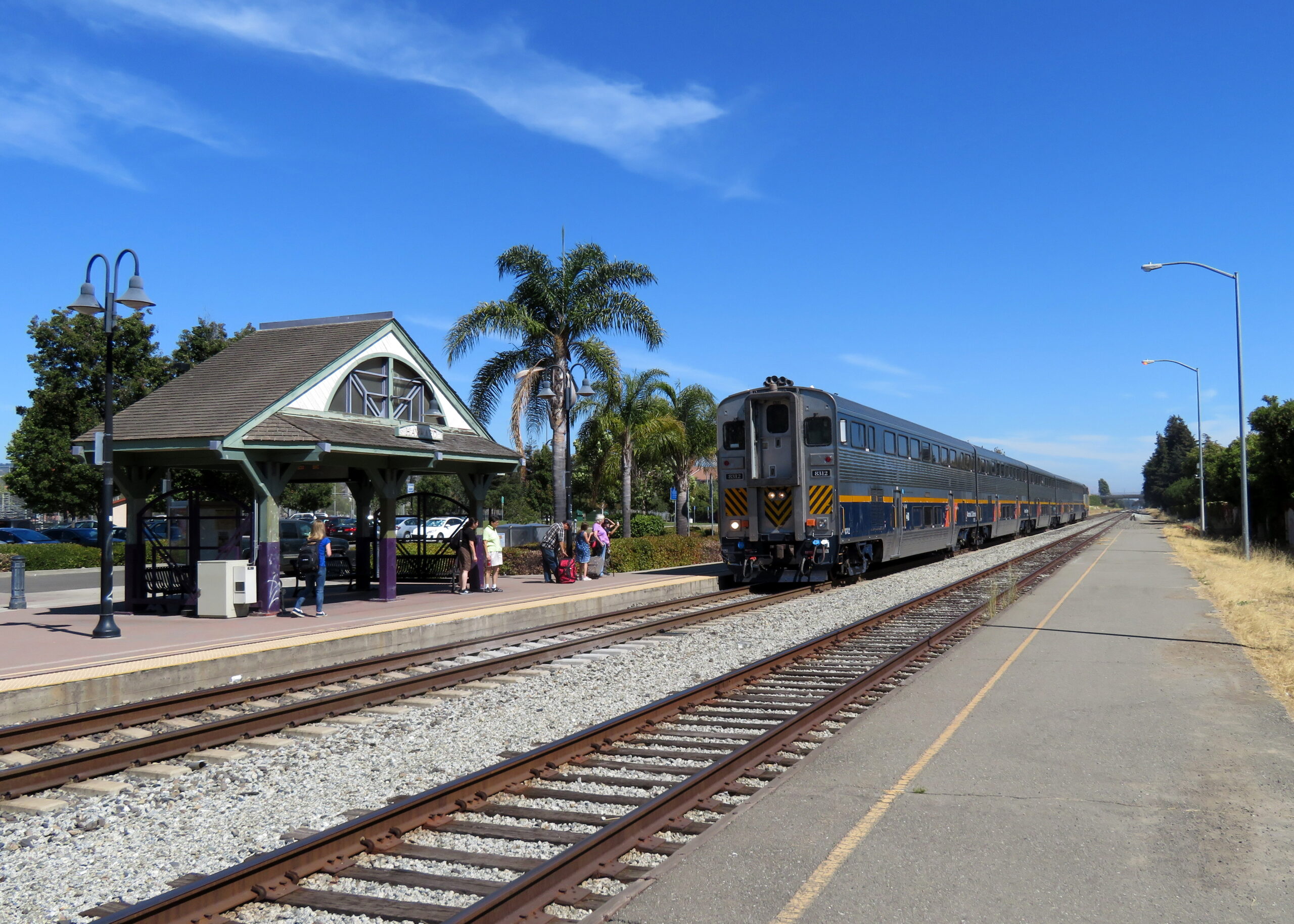 Hayward Amtrak Station.