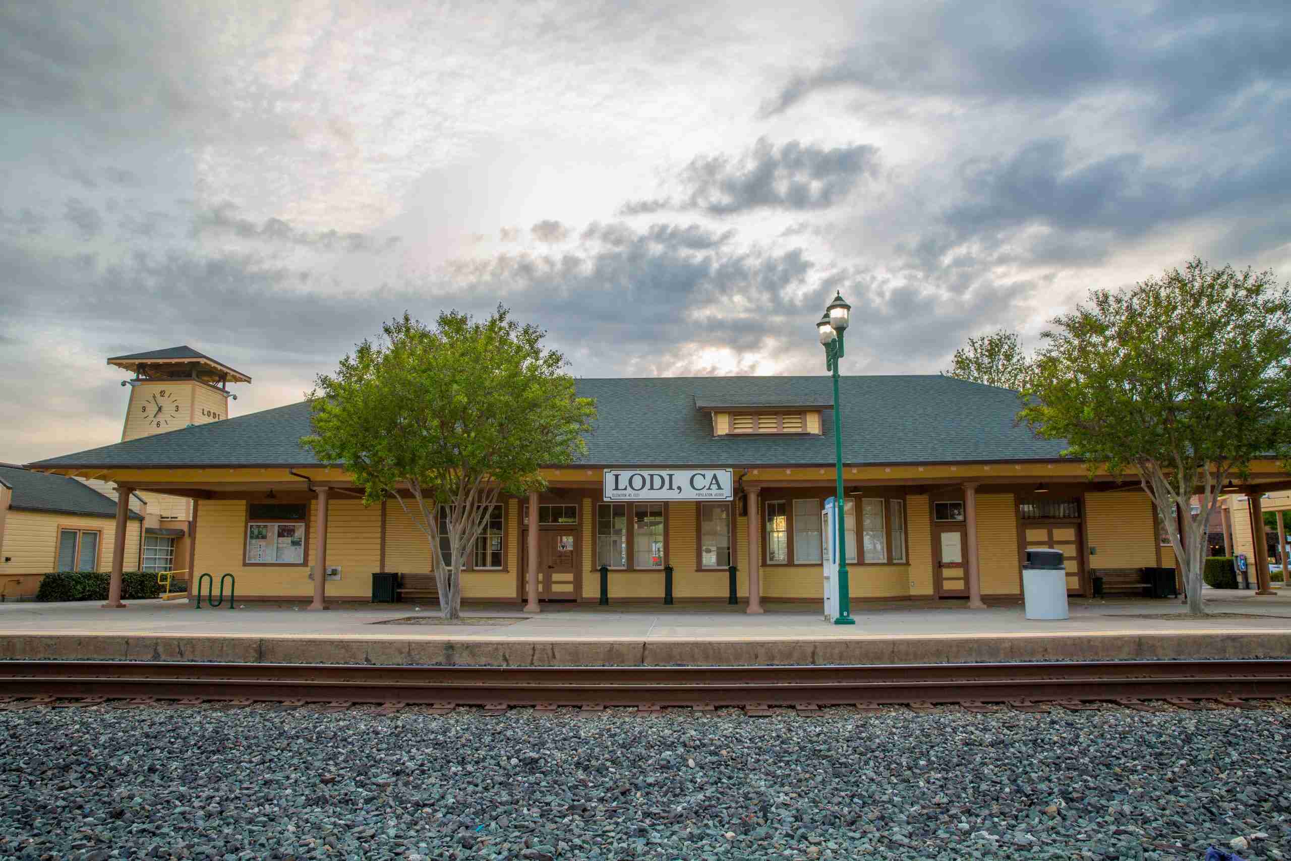 Lodi Amtrak Station.