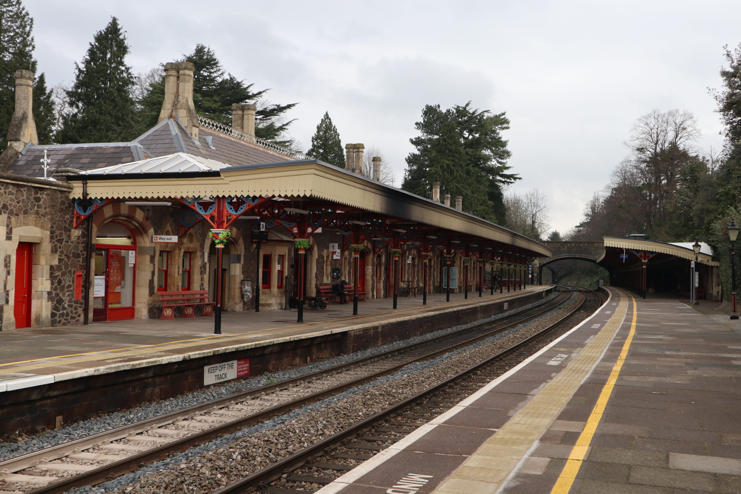 Malvern Amtrak Station.