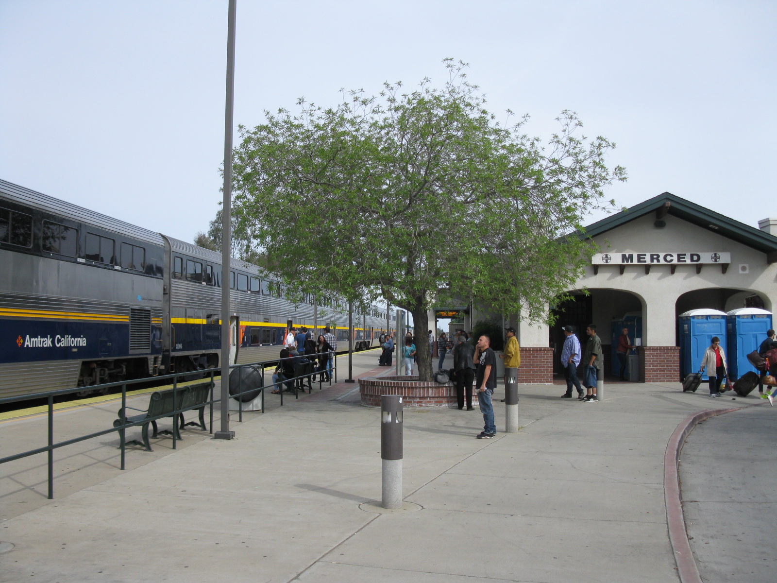 Merced Amtrak Station.