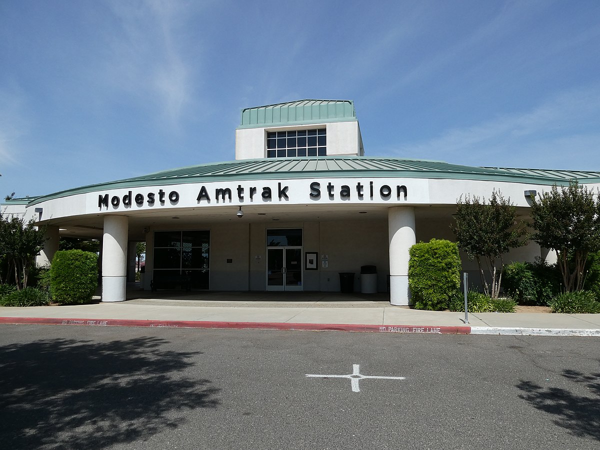 Modesto Amtrak Station.