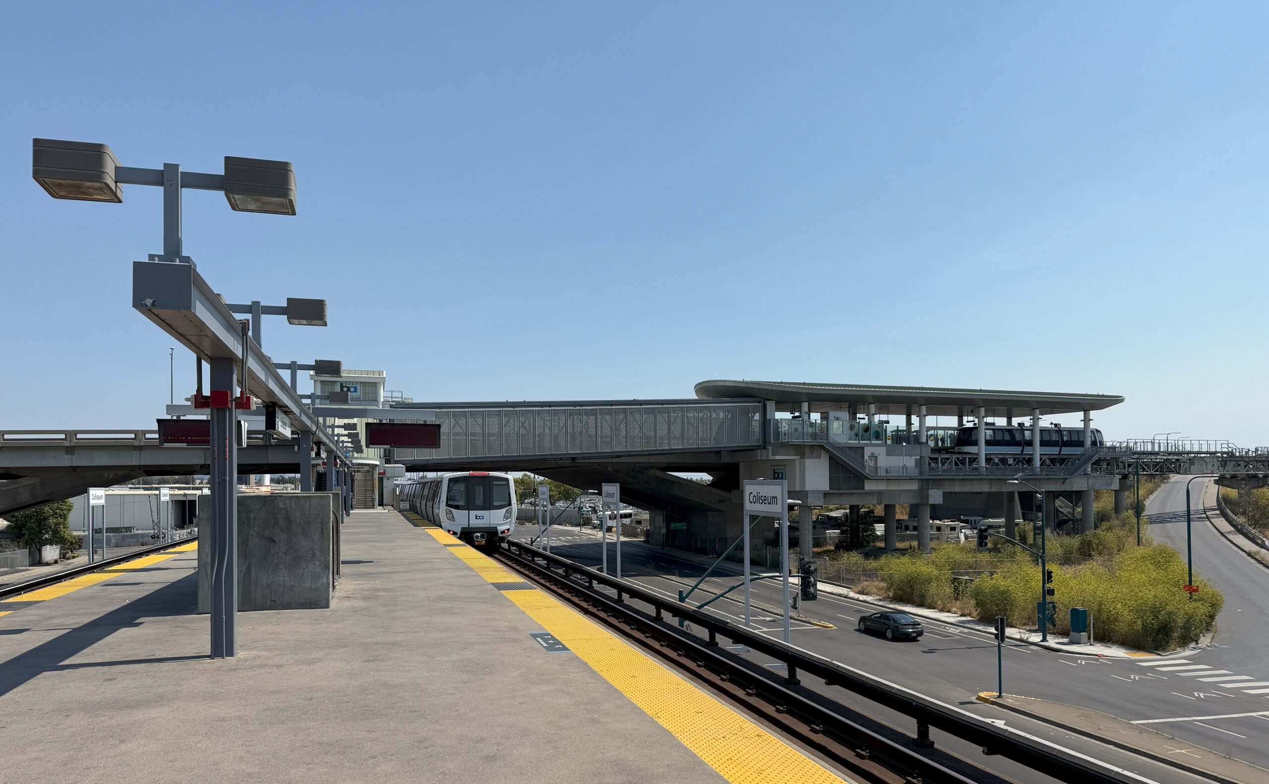 Oakland Coliseum Amtrak Station.