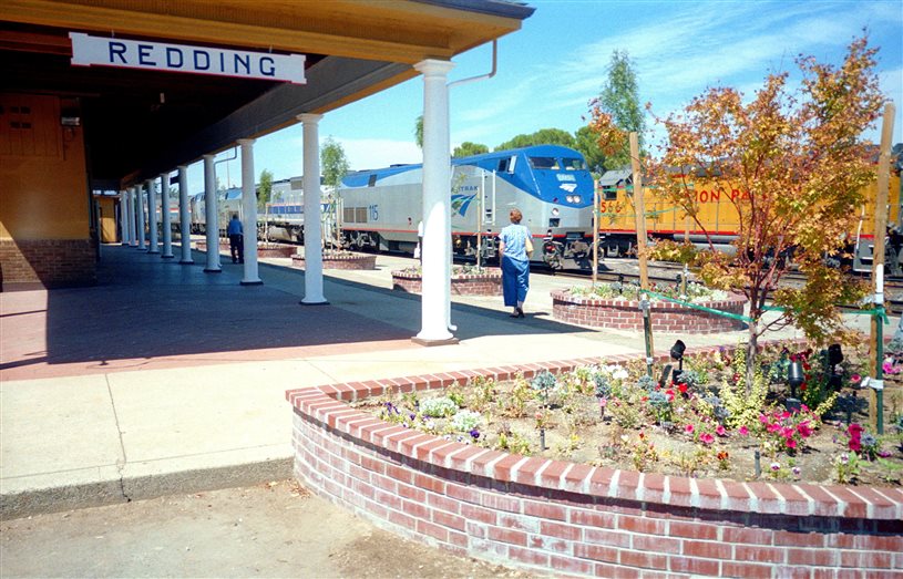 Redding Amtrak Station.