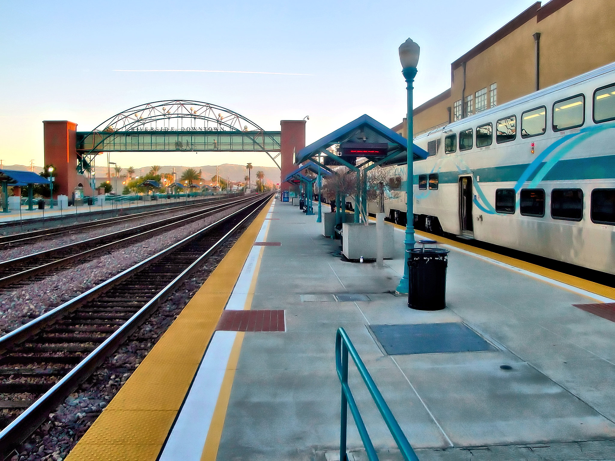Riverside Amtrak Station.