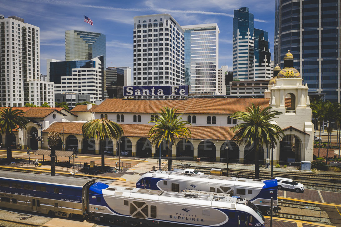 San Diego – Santa Fe Depot Amtrak Station.
