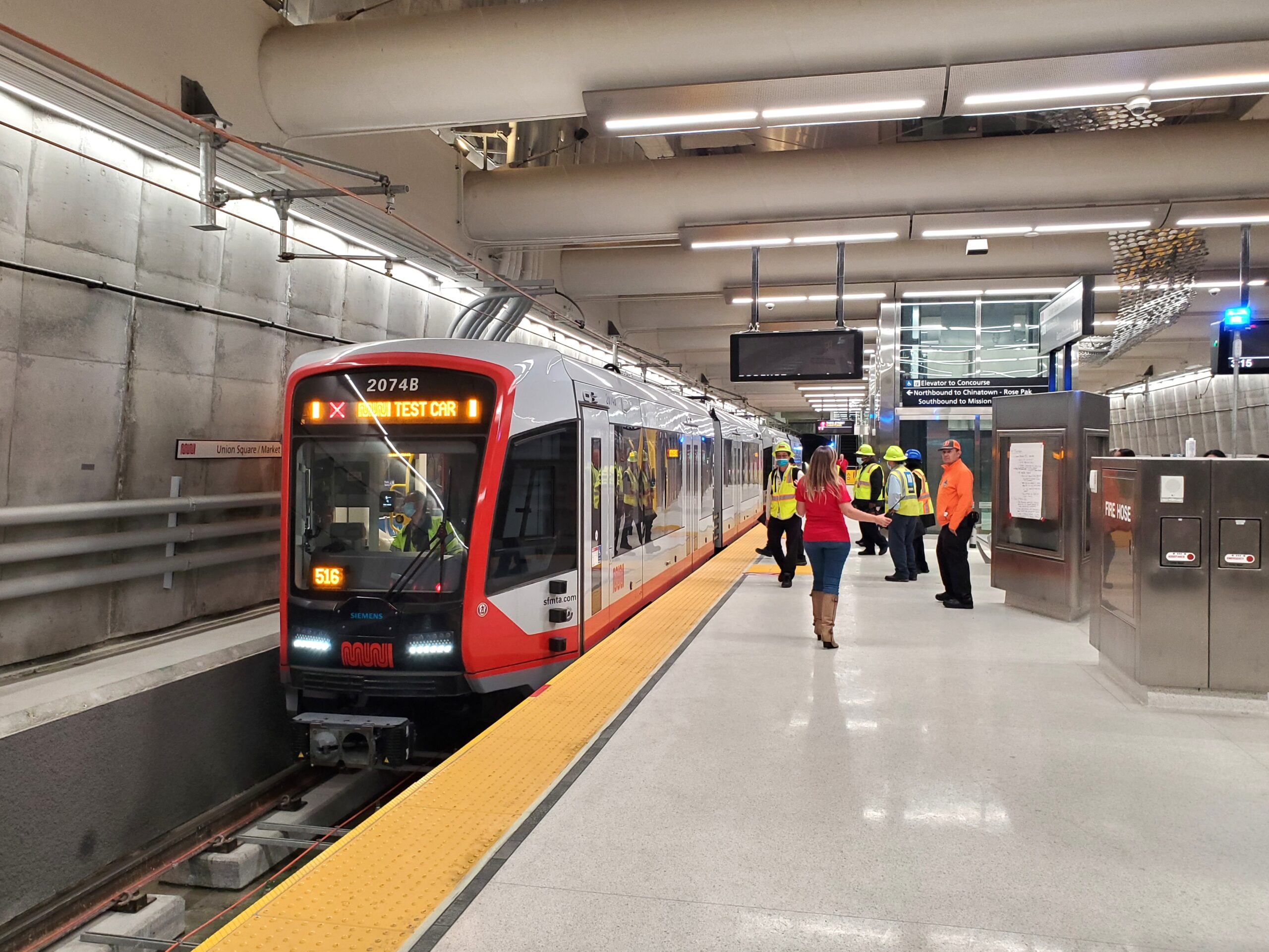 San Francisco Amtrak Station.