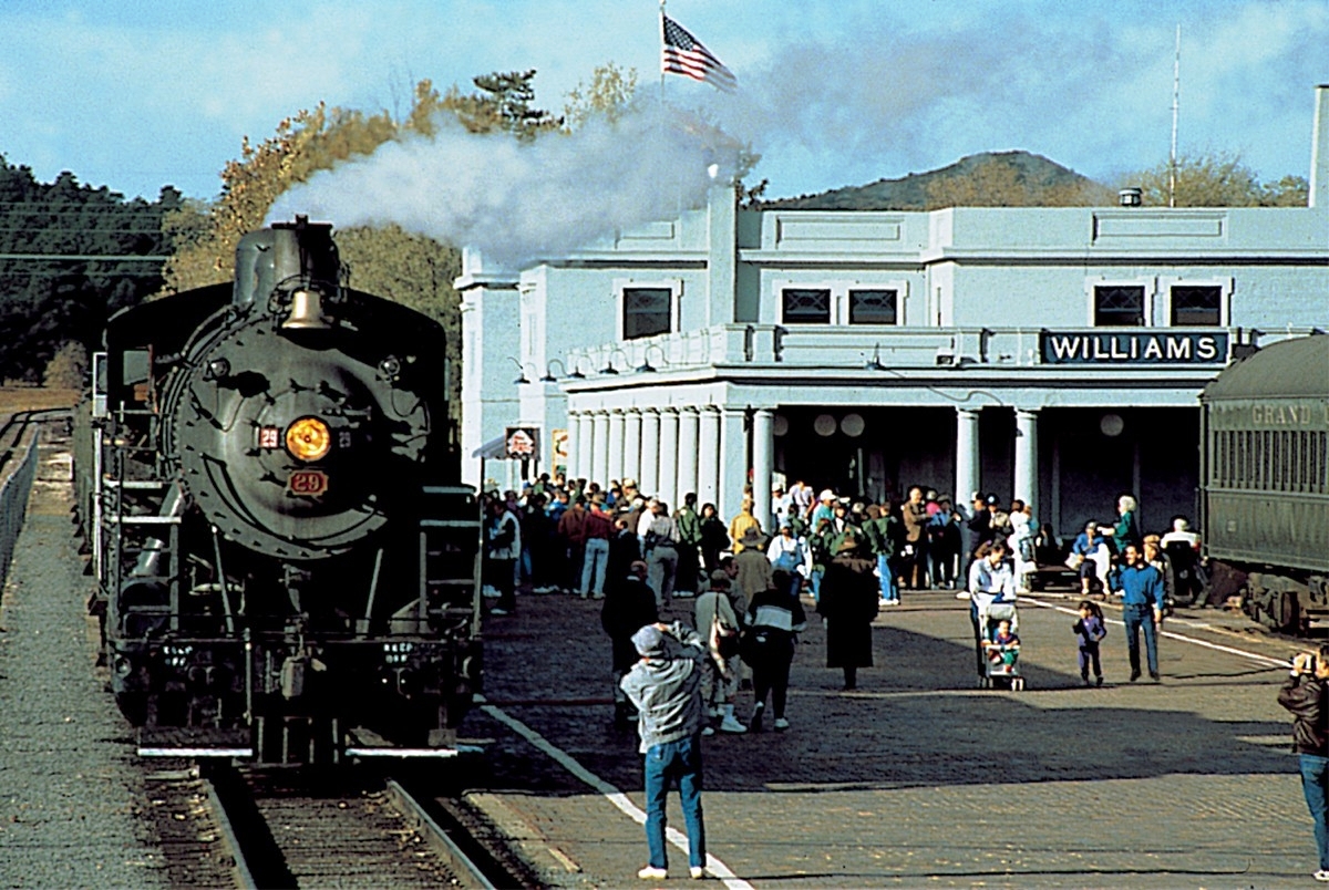Williams Junction Amtrak Station.