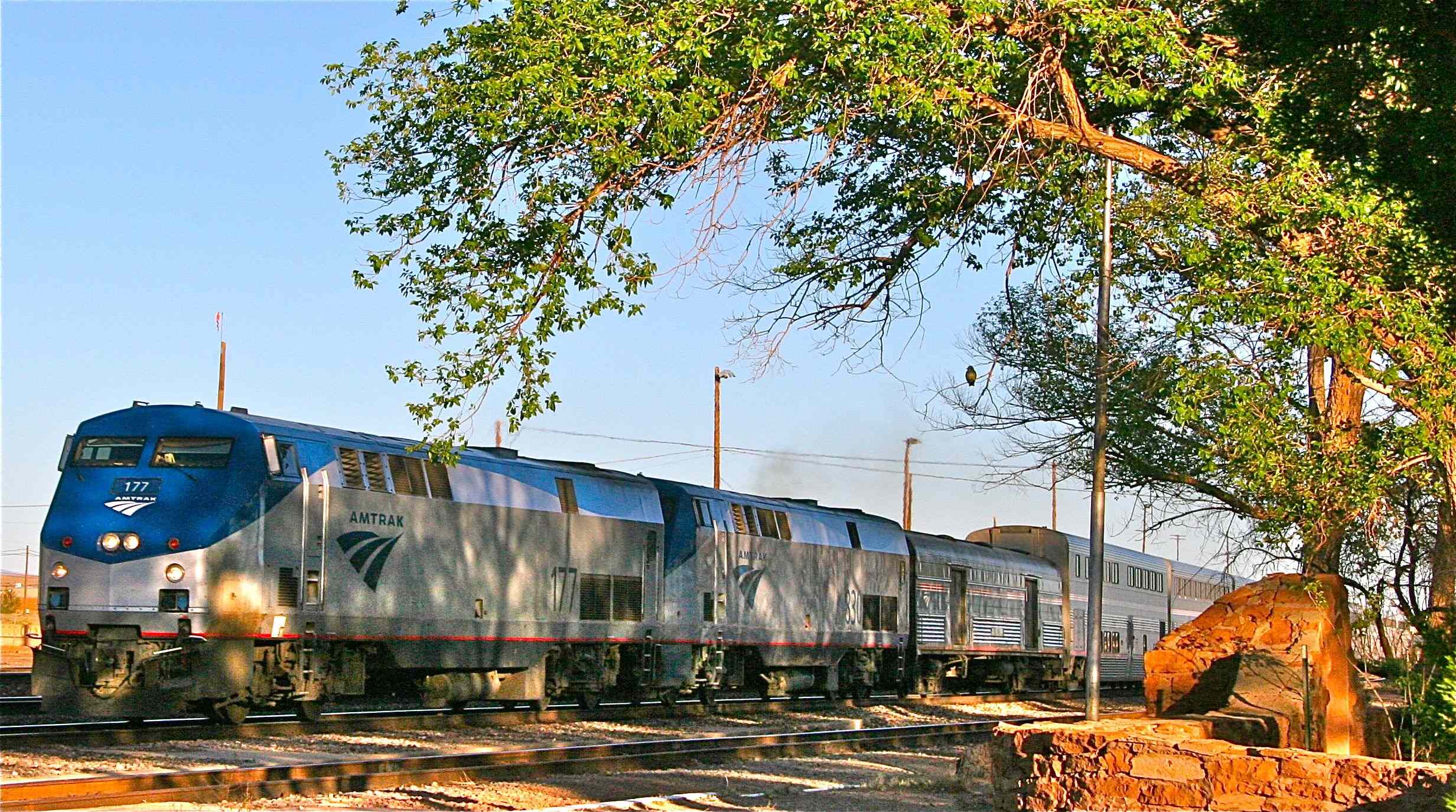 Winslow Amtrak Station.