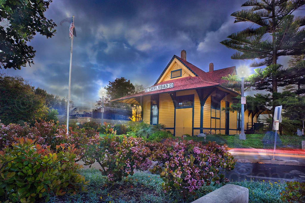Carlsbad Village Amtrak Station.