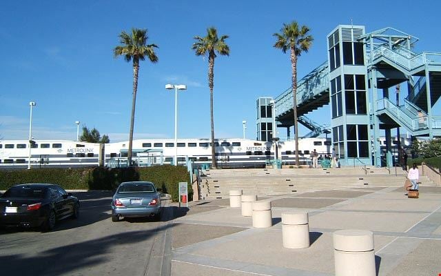Irvine Amtrak Station.