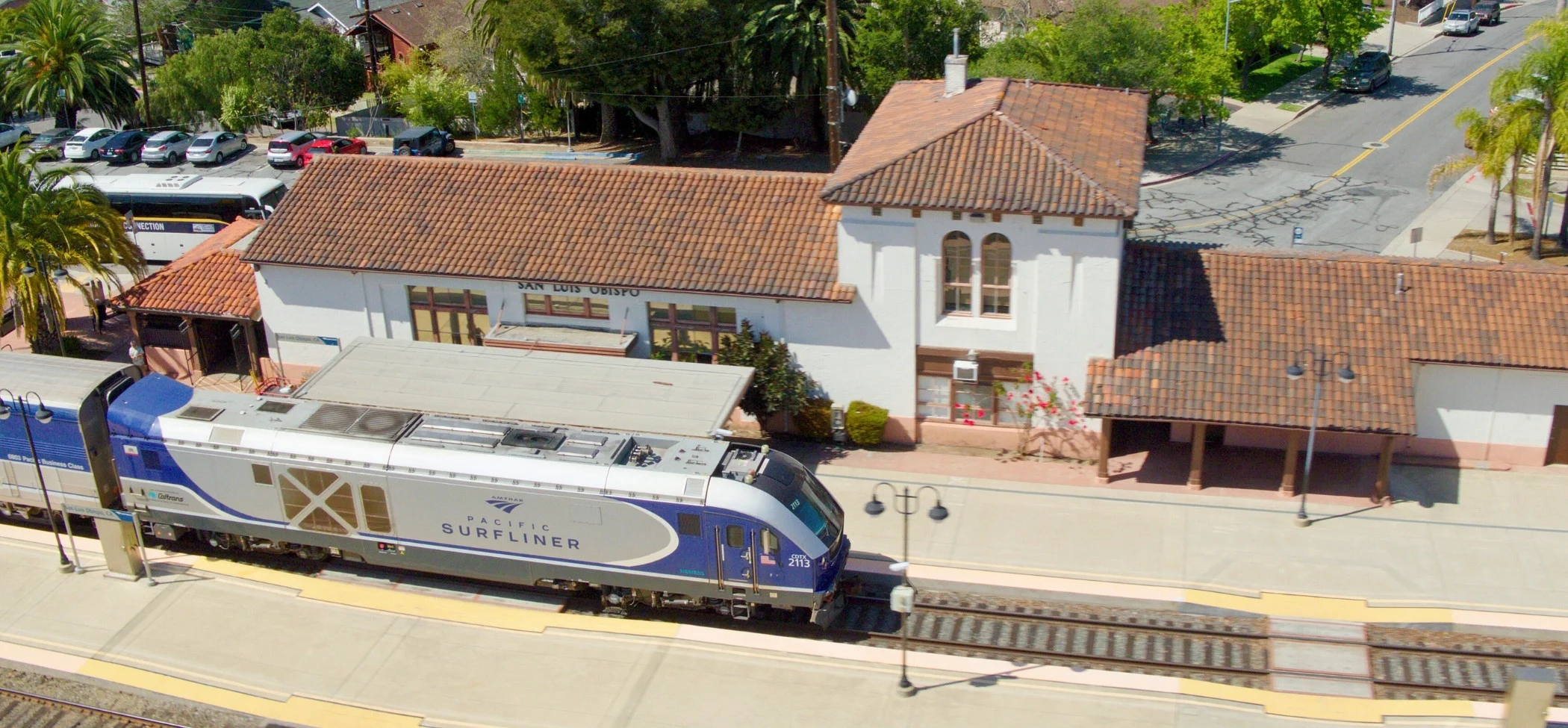 San Luis Obispo Amtrak Station.